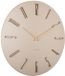 Karlsson Wandklok Esmerado Large - Off White - 60x60x60cm