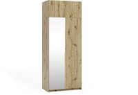 Margaret Hadas24 Kledingkast Apollonia I met Spiegel 100 x 250 cm (artisan, gouden handgrepen)