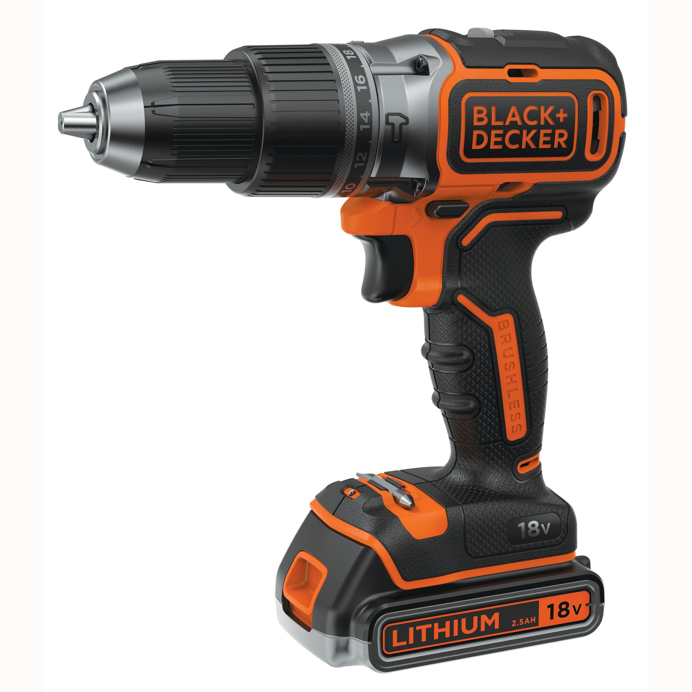 BLACK+DECKER Black + Decker accuklopboormachine Brushless + 2 accu's