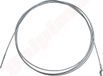 Acier câble B19, 2,0 mm x 2,5 mètre, avec extrémités Z