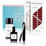 Miss Sophie Starter Set Rouge brique & Nude Kit de soins des ongles Babyboomer