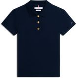 Tommy Hilfiger Dames Polo XL Marineblauw Katoen
