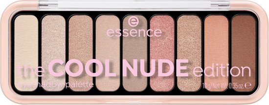 Essence The Nude Edition Eyeshadow Palette Paleta Cieni Do Powiek 10 Pretty In Nude 10g