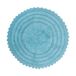 DII Haak Collectie Badmat, omkeerbaar, rond, diameter 70 cm, cameo blauw