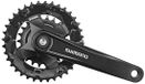 Shimano Altus Fc-mt101 2x9s Crankstel Zilver 175 mm / 22-36t