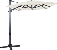 AXI Milad Premium Zweefparasol 200x300 cm Antraciet/beige