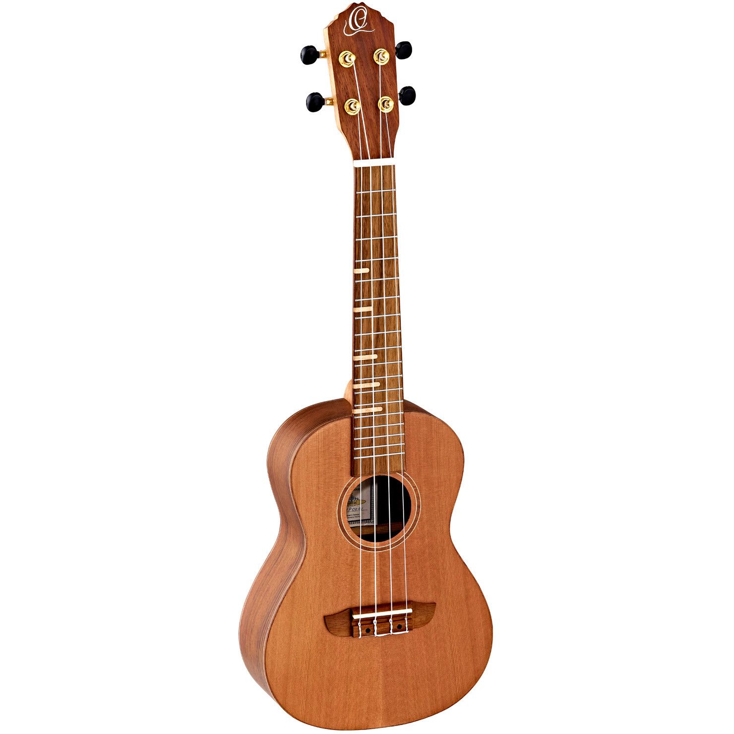 Ortega Timber series RUTI-CC concert ukelele naturel met tas