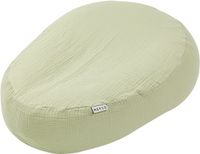 Meyco Baby Uni relaxhoes voor voedingskussen - pre-washed hydrofiel - soft olive