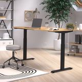 Germania Zit-stabureau Hermoso Elektrisch Verstelbaar 160 x 80 cm Navarra Oak-design Bruin