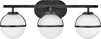 Hinkley Hollis LED Badkamerarmatuur | 3x E14 | 40W | IP44 | Zwart