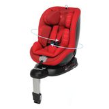 Foppapedretti Logica Auto-kinderzitje, I-size, 360° draaibare zitting, voor kinderen van 40 tot 105 cm hoogte, ECE R129, Isofix-bevestiging, hoofdsteun 13 hoogtes, rood