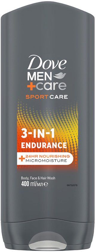 Dove Men+Care Sport Care Endurance Shower Gel 3-in-1 Verfrissend en energiek 400 ml