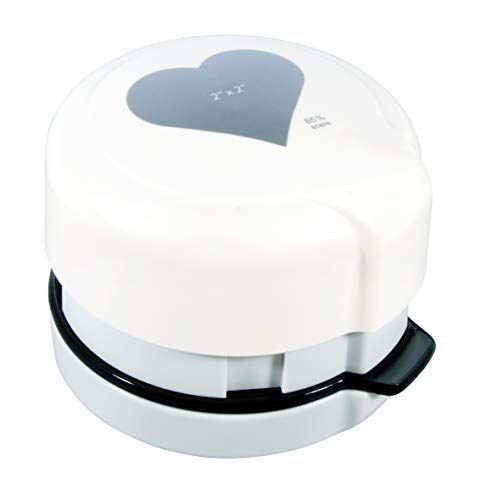 RAYHER 69221000 vliegende stanshart, 5,08 cm ø, kleurloos