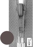 Opti Prym Ritssluiting Kunststof 6mm fijn Deelbaar Donker Bruin #881 70 cm