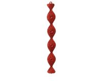 Decoris Ijspegel plastic l2.3b2.8h23 cm krd kerst