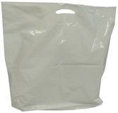 HAPPEL LDPE draagtas, 380x50x450 mm, wit, 500 stuks