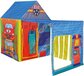 Speeltent speelhuis auto werkplaats - 150 x 75 x 110 cm - Blauw/Rood