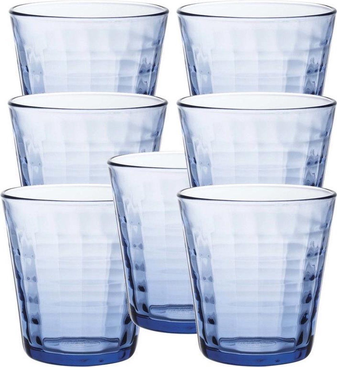 Duralex Prisme Drinkglazen - 275 ml - Blauw - 20 stuks