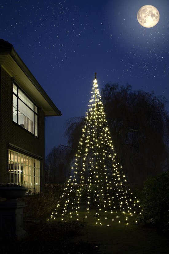 Christmas United vlaggenmast kerstboom 600cm - 720 led