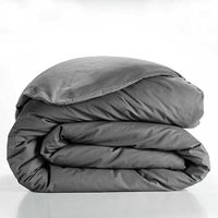 douceur Lina dekbedovertrek, 240 x 220 cm, Antraciet, 100% Katoen