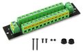 Distributeur d'alimentation - 10 A - 2 entrées - 2 x 12 sorties - CC et CA - 30 V