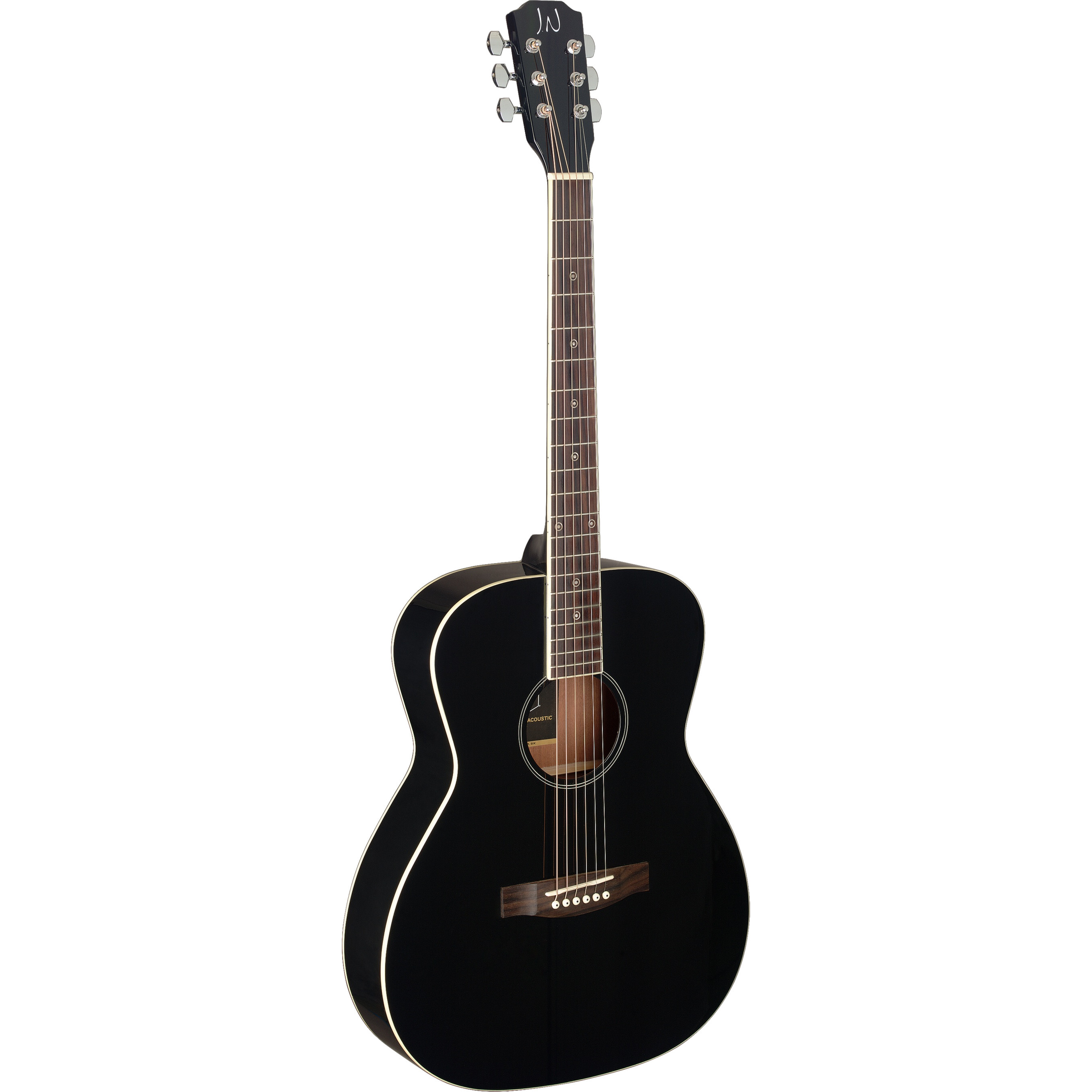 J.N Guitars Bessie BES-A Black westerngitaar