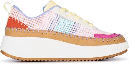 POSH by Poelman COCO Dames Sneakers - Beige