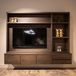 Richmond Interiors Richmond TV-kast Lachance Eikenfineer, 176 x 220cm - bruin - cinewall