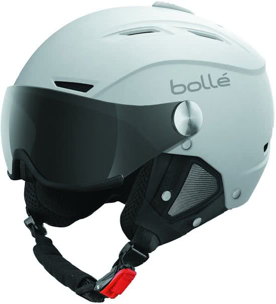 Bollé Backline visor - Skihelm - Unisex - Wit/Zwart - Maat M-56-58