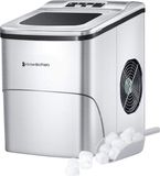 KitchenBrothers Ijsblokjesmachine - 2L - 12kg/24 uur - IJsschep - Zilver