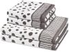 Ross set de 4 serviettes anthracite