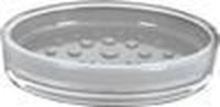 MSV Tahiti Grey Plastic Soap Dish