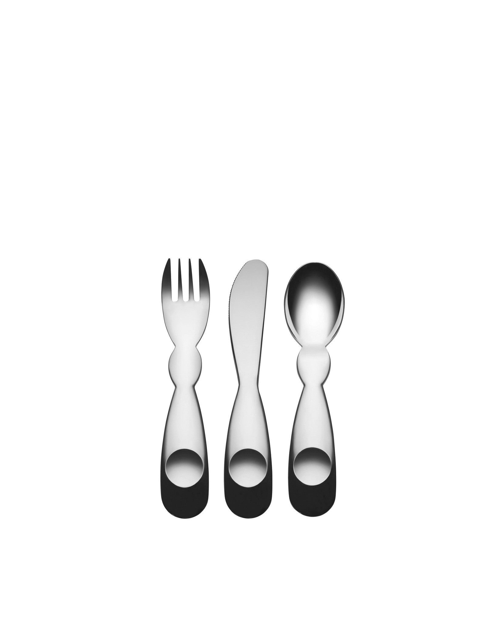 Alessi Alessini Kinderbestek - 3-delig - RVS - Zilver
