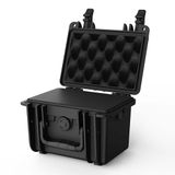 Wiltec universele koffer voor gereedschappen en meetinstrumenten, beschermende kofferbox 21,9 x 18,5 x 15,4 cm van PP-materiaal met aanpasbare schuimkubus, beschermtas voor gevoelige apparatuur IP67