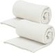 H&S Collection Fleece dekens/plaids - 2x - lichtgrijs - 125 x 150 cm
