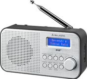 New Majestic RT-194 DAB Draagbare Digitale Radio Zwart, Zilver