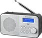 New Majestic RT-194 DAB Draagbare Digitale Radio Zwart, Zilver