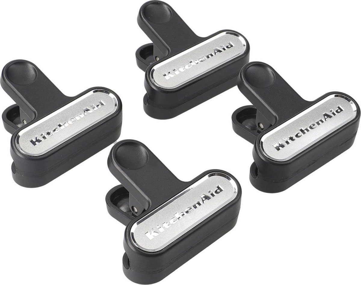 KitchenAid Afsluitclips Core Zwart 4 Stuks