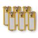 Durable 195704 Sleutelhanger Key Clip, 6 stuks, geel