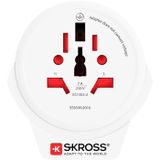 SKROSS World to UK USB, compacte adapterstekker, universele reisadapter, ook geschikt voor krachtige apparaten zoals laptops