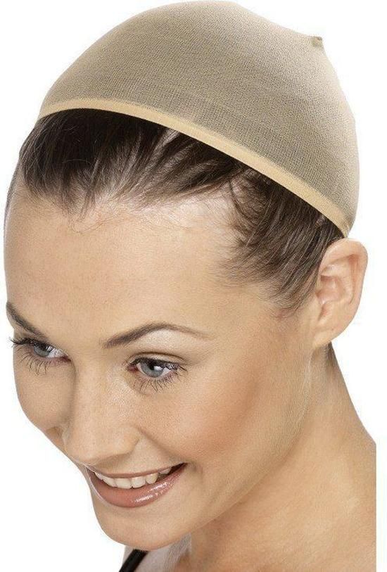 Wig Cap Nude Stretches to Cover Hair in Display Pack