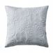 ROOM99 Leila Housse de coussin décorative 45 x 45 cm, décoration esthétique et moderne, housse de coussin pour chambre et salon, motif gaufré, gris clair