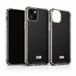 JCB Toughcase iPhone 12 6.1" Schokbestendige Beschermhoes voor Mobiele Telefoon, Zwart & Transparant Grijs