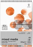 Winsor & Newton Mixed Media Blok 30 vel 250gr A3