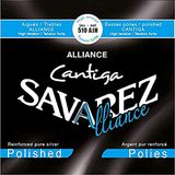 Savarez Alliance Cantiga set geslepen, Hoge Spanning, blauw, 510AJH