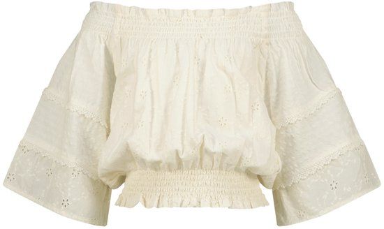 Vingino Lilianne Tops & T-shirts Meisjes - Shirt - Wit - Maat 176