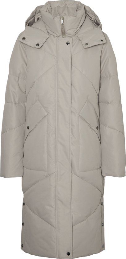 VERO MODA VMLOUISE ZIGZAG LONG COAT NOOS Women's Jacket - Size M - Laurel Oak