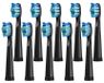 StarTech Fairywill Vervangingsborstels voor elektrische tandenborstel - Y5 - Compatibel met Fairywill FW507, FW551, D3, D7 en Seago 507 - Zachte borstelharen - Verpakking van 10 stuks - Voor volwassenen - Zwart