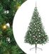 vidaXL - Kunststof - Voorverlichte - Kerstboom - met - 300 - LED - Groen - 240 - cm - PVC
