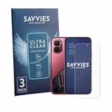 Savvies - Screenprotector voor Infinix GT 50 Pro (Voor+Camera) - Folie Beschermfolie transparant 6 Stuks